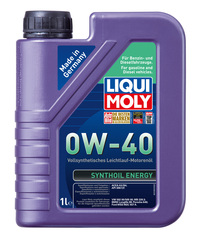 Масло Liqui Moly Synthoil Energy 0W40 SN A3/B4 (1л) ПАО-синтетика