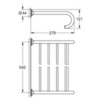 GROHE Essentials Authentic 40660001 Полотенцедержатель с полкой