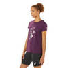 Asics Sakura Flower Tee футболка для бега женская фиолетовая - 2