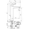 Ideal Standard Ceraplan Vessel BD238XG Смеситель для раковины с металлическим донным клапаном