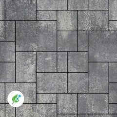 Тротуарная плитка Инсбрук Альпен, 60 мм, ColorMix Актау, гладкая