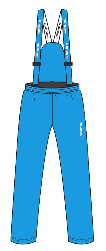 Nordski Jr National прогулочный лыжный костюм детский blue - 15