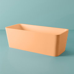 ArtCeram Square ACW004 13 ARANCIO CAMMEO Ванна отдельностоящая, 180x80, цвет: оранжевый фото