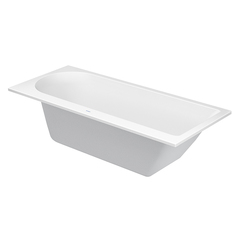 Duravit Darling 700241000000000 Ванна 1700х700 мм, акриловая, прямоугольная встраиваемая или с панелями,с наклоном для спины справа, цвет белый фото