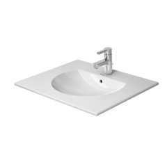 Duravit Darling 499630000 Раковина для мебели с перел., с 1 отв. под смес., 630x520мм, цвет: Белый фото