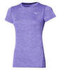 Mizuno Impulse Core Tee беговая футболка женская blue - 1