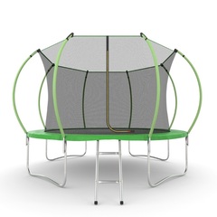 EVO JUMP Internal 12ft (Green) Батут с внутренней сеткой и лестницей, диаметр 12ft (зеленый)