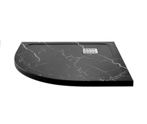 WasserKRAFT Neime 19T01 Душевой поддон, цвет: чёрный