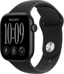 Умные часы Apple Watch Series 12 42 мм Black Aluminum Case with Sport Band (S/M) Черный | Black