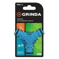 GRINDA TW-1, ударопрочный пластик с покрытием TPR, штуцерный тройник, PROLine (8-426439)