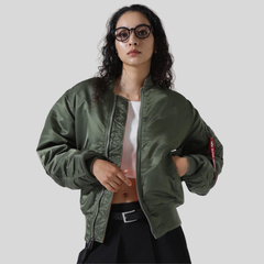 Бомбер Alpha Industries MA-1 W Sage Green (Зеленый)