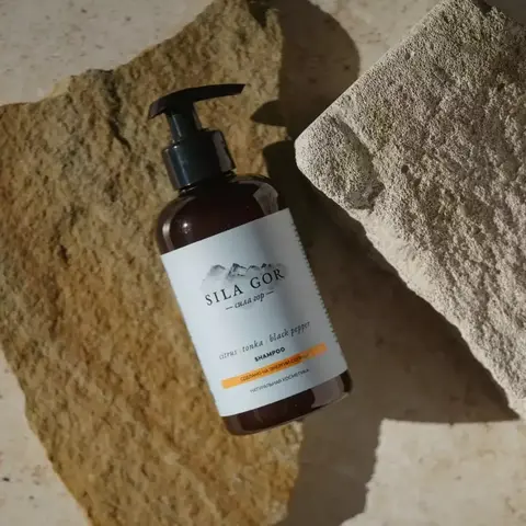 Краснополянская косметика Шампунь Sila Gor №1 Citrus, Tonka, Black Pepper, 300 мл