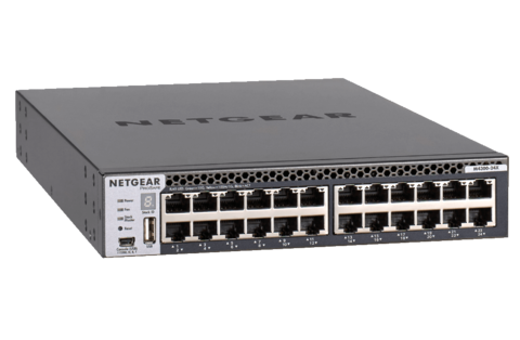 Управляемый 10GbE коммутатор Netgear M4300 24 порта для NetworkHD WyreStorm M4300-XSM4324CS-24X