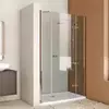 GuteWetter TREND Door GK-863P Two CR CH113 1 R 155 Душевая дверь в нишу правая 155 см стекло бесцветное Two, профиль хром