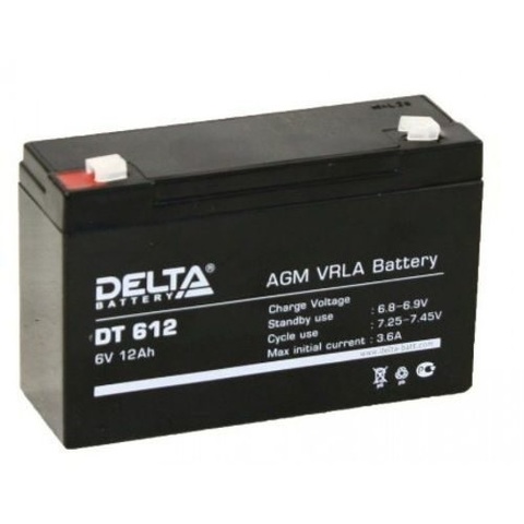 DT 612 аккумулятор 6В/12Ач Delta