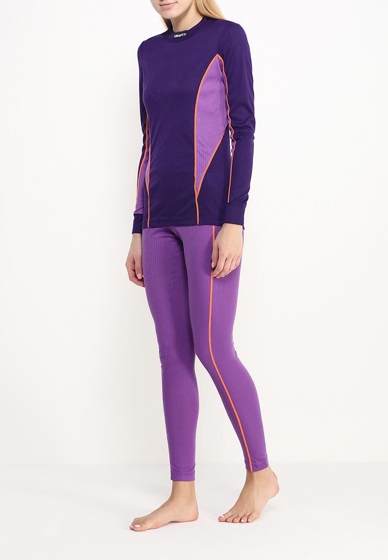 Комплект термобелья Craft Active Multi женский фиолетовый