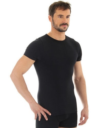 Термобелье мужское Brubeck Comfort Wool футболка черная - 3