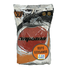 VF Карп (клубника) ЭТАЛОН 0,9кг/10шт/уп цвет прикормки красный