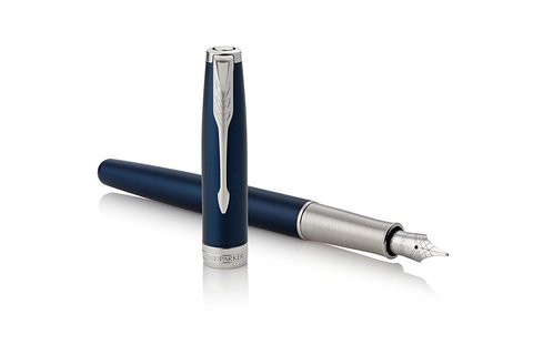 Ручка перьевая Parker Sonnet Core, LaqBlue CT, F (1931533)