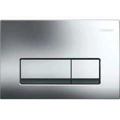 Geberit Delta 115.119.21.1 Смывная клавиша, для двойного смыва, глянцевый хром фото