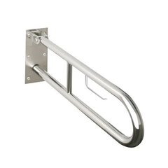 Bemeta Help 301102282 Oпopный U-oбpaзный пopучeнь с держателем рулона, цвет: нержавеющая сталь фото