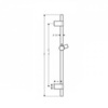 Hansgrohe Unica 28662000 Штанга душевая 72 см