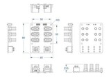 Плата распределения питания Holybro 300A - Top Entry (PDB), (распаяны XT90 6 шт, XT30 2 шт)