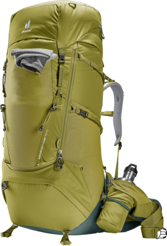 Картинка рюкзак туристический Deuter Aircontact Core 70+10 Cactus/Ivy - 7