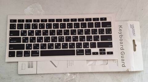 Накладка на клавиатуру MacBook Air (A2179, A2337) RU расклад