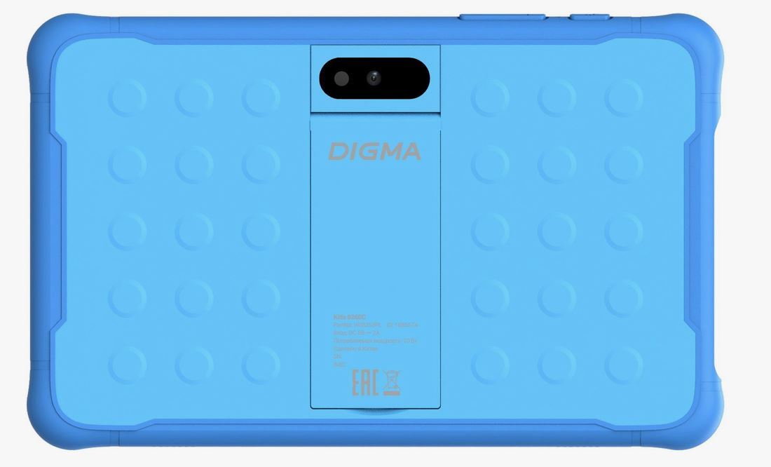 Задняя крышка с рамкой для Digma Kids 8260C (Голубая)