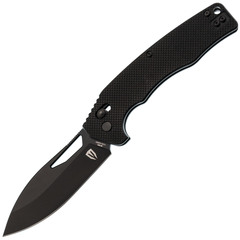 Фото Складной нож Obertech ns-01 Drop point, сталь VG-10, рукоять G10, черный