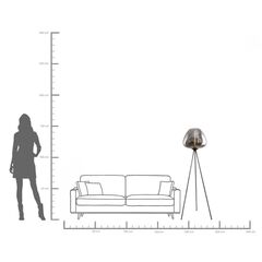 Светильник напольный Sphere Smoke 146cm