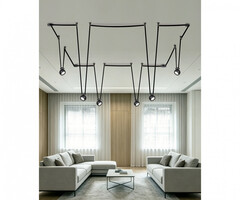 6427K,19 Комплект ременной трековой системы Сатори черный Led 6*9W (4000K). ТМ Kink Light