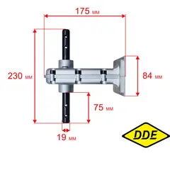 Редуктор культиватора DDE ET750 в сборе (60092-2431)