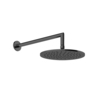 Gessi 63348#707 Верхний душ 250 мм., с настенным держателем 348 мм., цвет Black Metal Brushed PVD