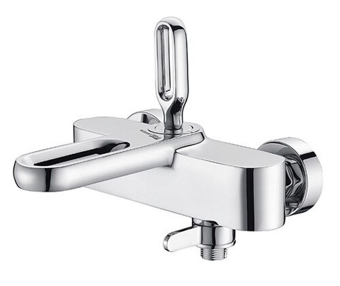 WasserKRAFT Kammel 1801 Смеситель для ванны с коротким изливом, цвет: хром