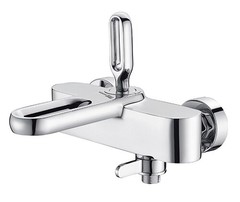 WasserKRAFT Kammel 1801 Смеситель для ванны с коротким изливом, цвет: хром фото