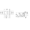 Duravit ME by Starck 2529090000 Чаша унитаза подвесного безободковая