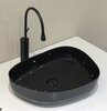 BelBagno BB1435-NERO Раковина керамическая накладная, 40x55, цвет: чёрный