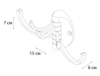 Fixsen Modern FX-505F Крючок поворотный пятерной , цвет: хром