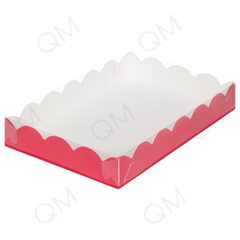 Коробка для печенья и пряников 220х150х30 мм (красный), 50шт