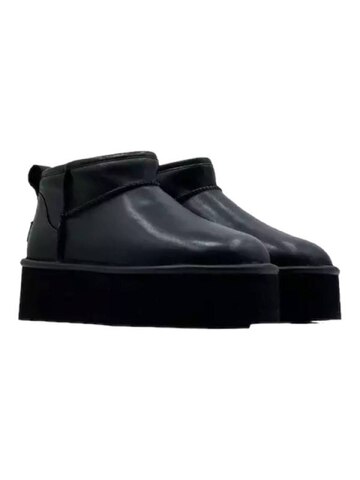 Ugg Classic Ultra Mini Platform Leather Black