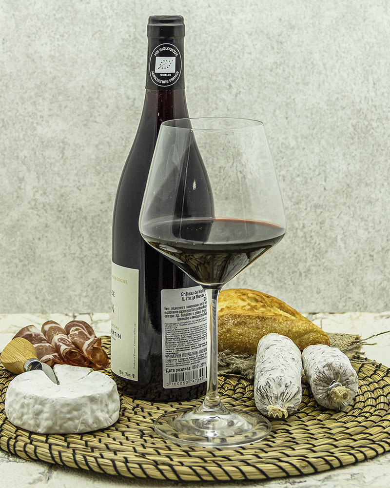 Вино Chateau De Melin Шато де Мелан Жевре Шамбертен Красное Сухое 2017 г.у. 13% 0,75 л, Франция