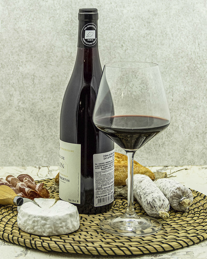 Вино Chateau De Melin Шато де Мелан Жевре Шамбертен Красное Сухое 2017 г.у. 13% 0,75 л, Франция