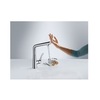 Hansgrohe Metris M71 14821800 Смеситель для кухни с выдвижным изливом и лейкой