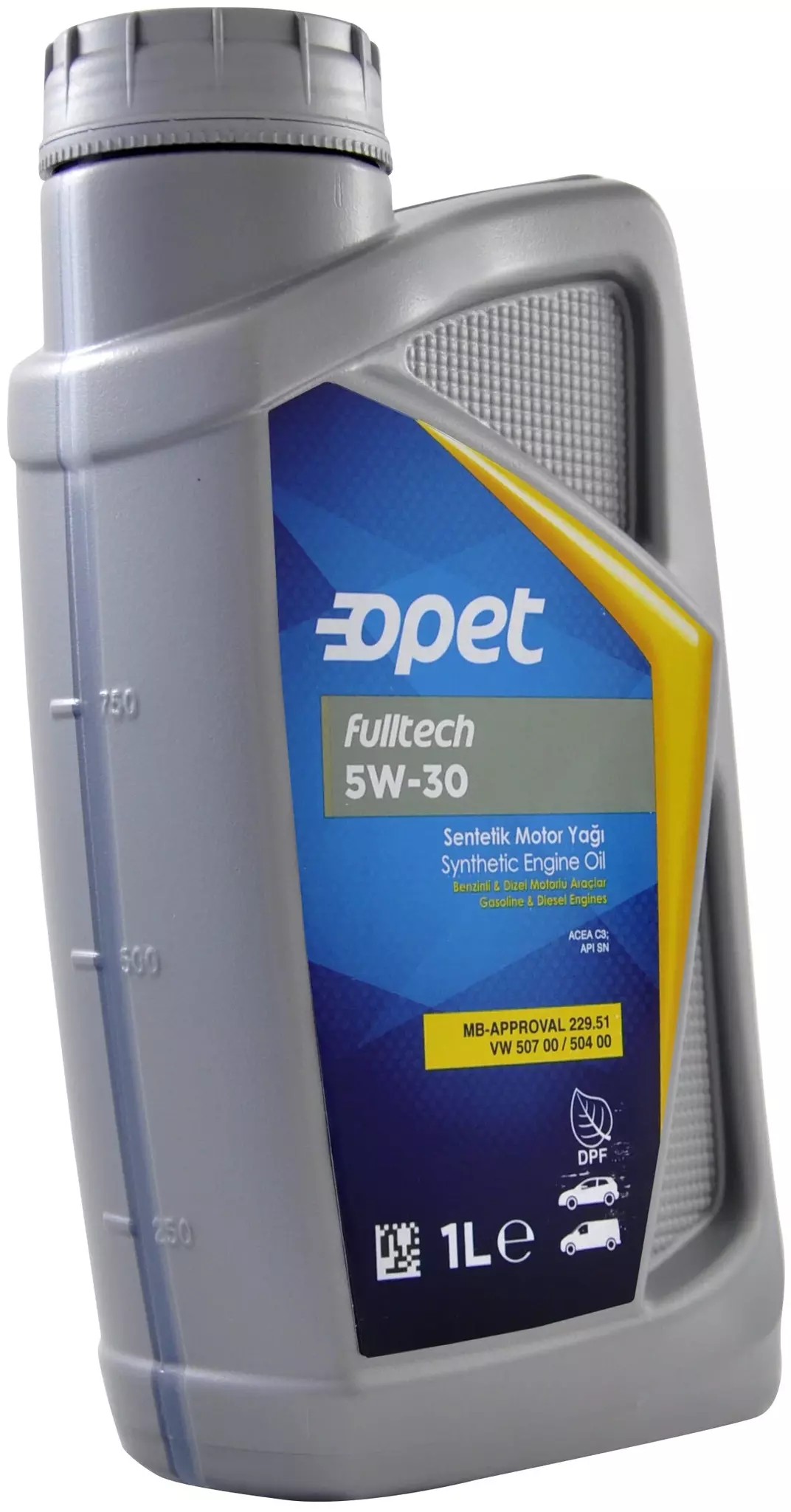 Синтетическое масло OPET Fulltech 5W-30 C3 1л