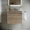 Sancos Smart SM60E Тумба подвесная, 59x45x50, цвет: дуб бардолино, белый глянец