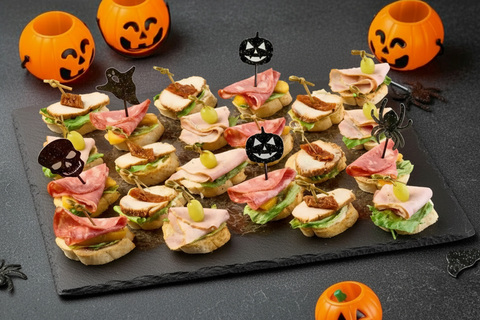 Сет мясных брускетт Halloween
