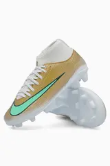 Бутсы Nike Zoom Mercurial Superfly 11 Club Mbappe FG/MG Junior - золотой