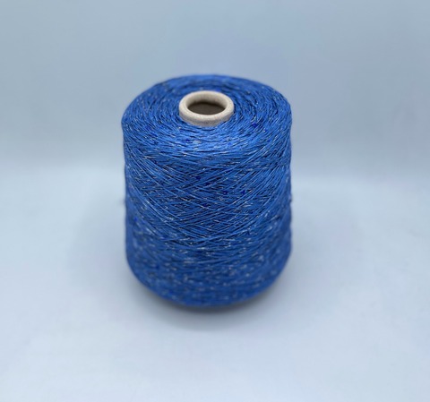 Filati Naturali (пр.Италия),art-Lino, 350м/100гр, 100%Лен+пайетки+люрекс, цвет-Светло-синий, арт-28092